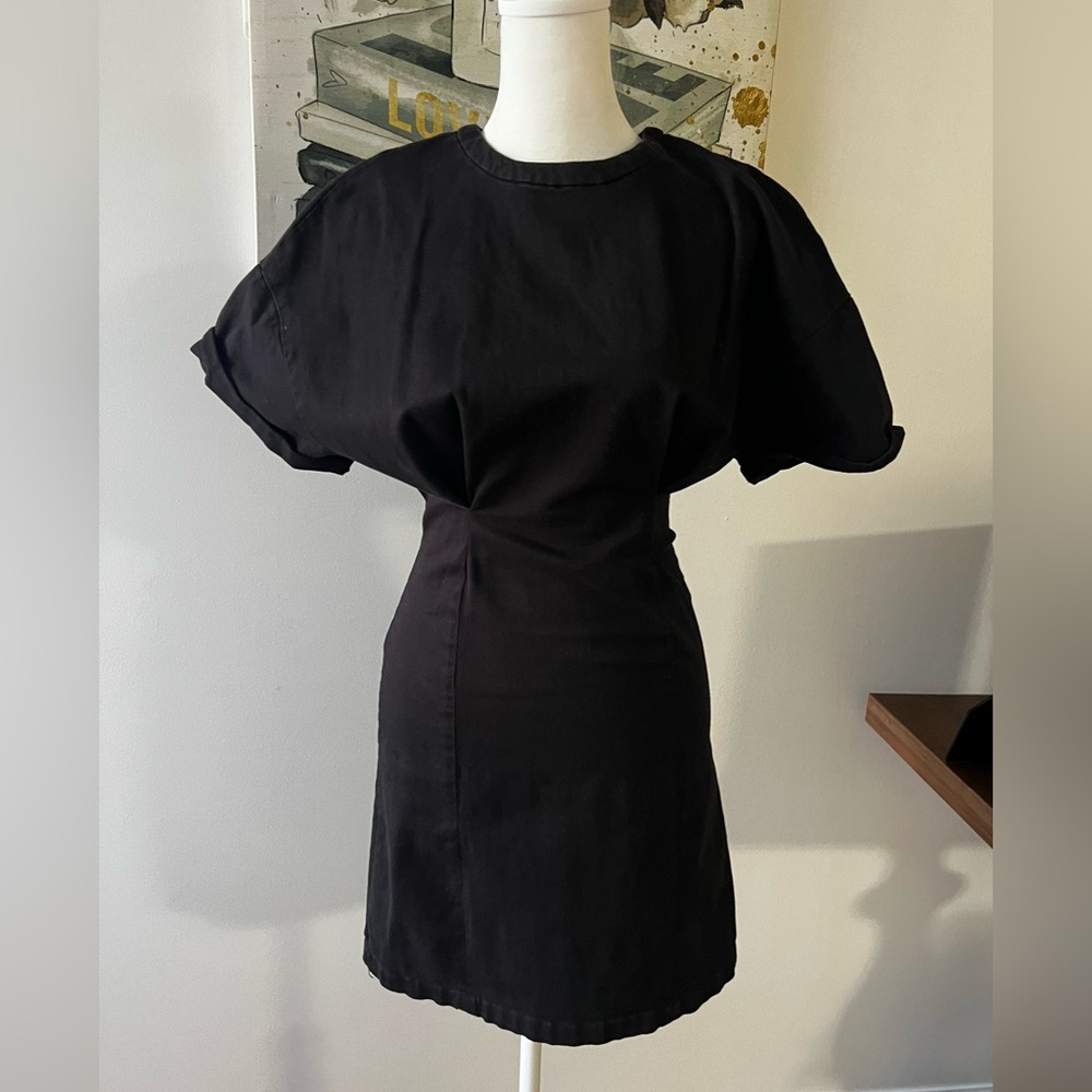 Zara basic denim dress
